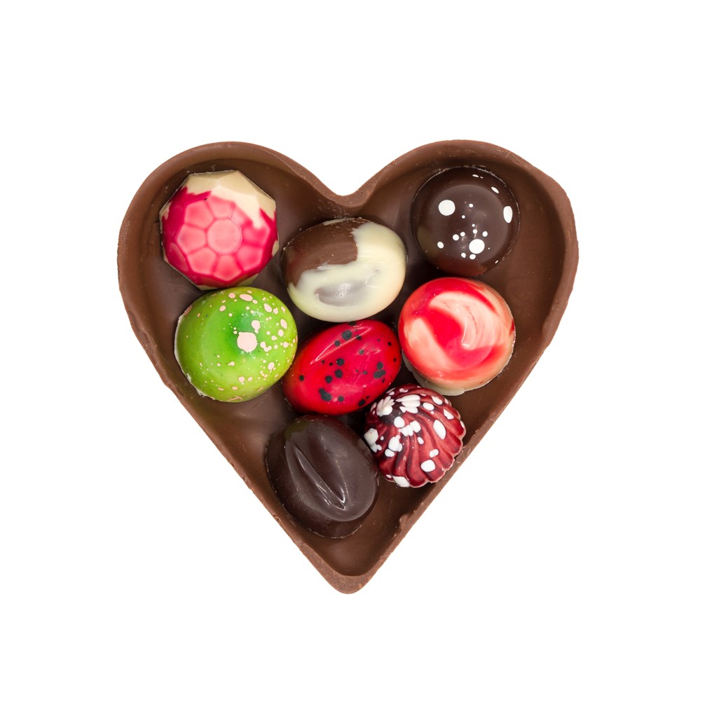noodzaak Plicht verpleegster Chocolade Hart Gevuld met Luxe Bonbons – 175g – Love in a box
